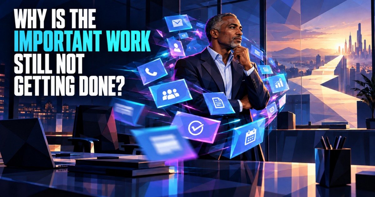 Leading Unmasked, Edition 44: Why is the important work still not getting done?